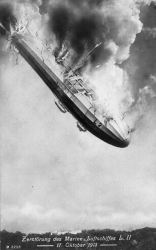 Abstürzender Zeppelin 1913